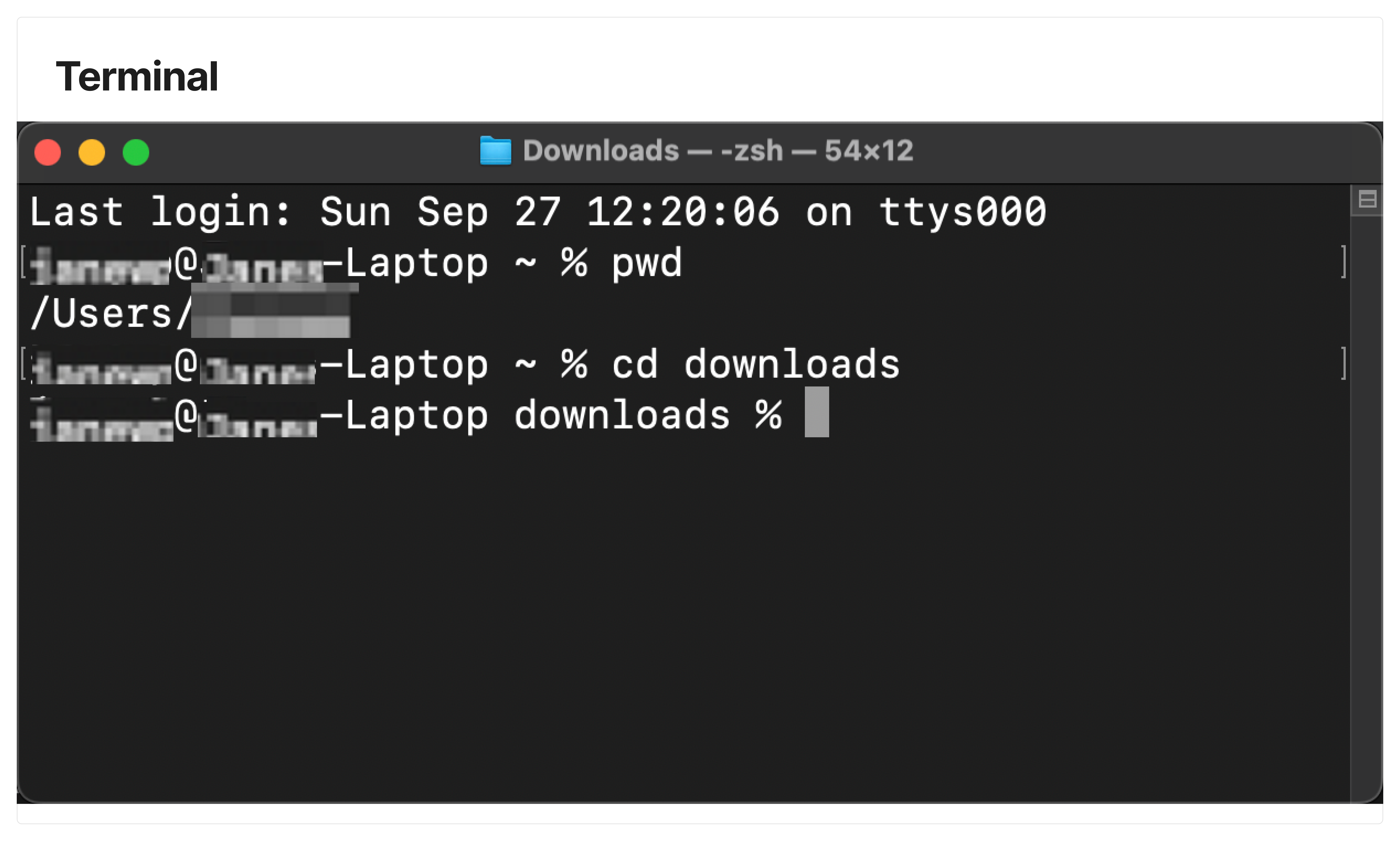 Interface - Terminal
