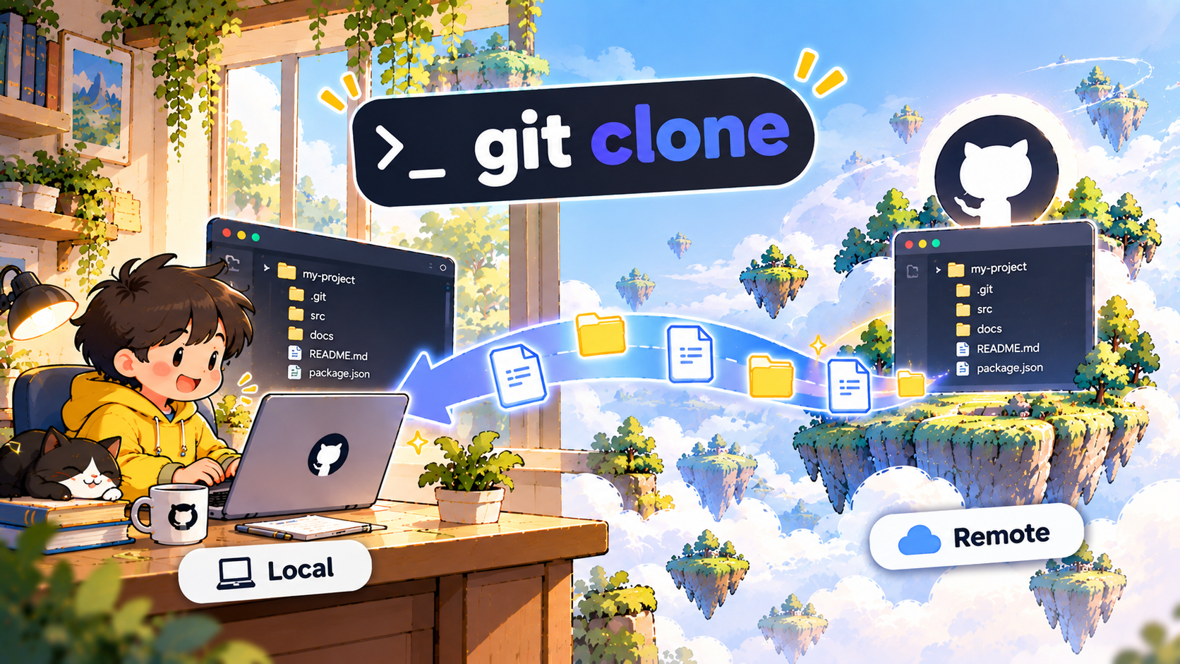 สรุปการ Clone