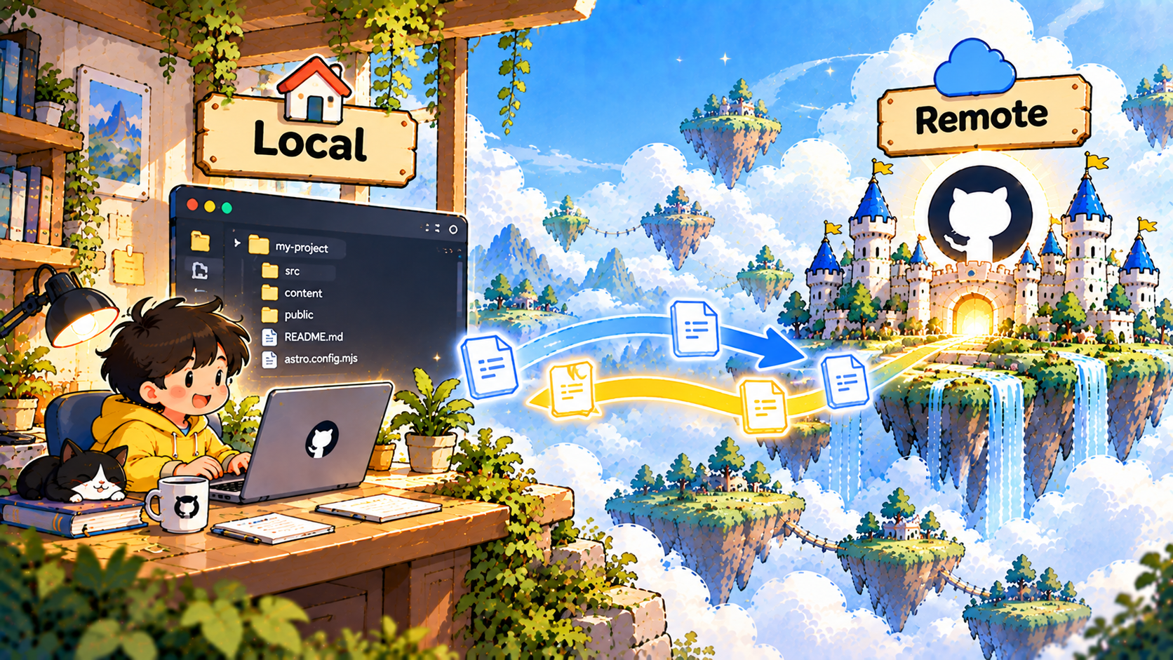 เปรียบเทียบ Local และ Remote